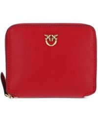 Pinko - Love Birds Zip-Around Wallet - Lyst