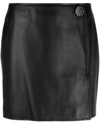 Stand Studio - Straight Faux-leather Mini-skirt - Lyst