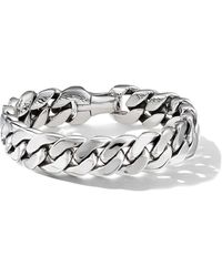 David Yurman - Sterling Silver Curb Chain Bracelet - Lyst