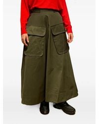 Psophia - A-Line Cargo Midi Skirt - Lyst