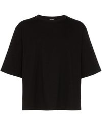 Raf Simons Christiane F Wet Hair Cotton T Shirt In Black For Men