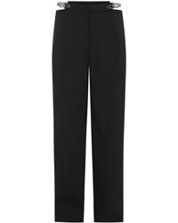 Dion Lee - Chain-link Wool-blend Tailored Trousers - Lyst