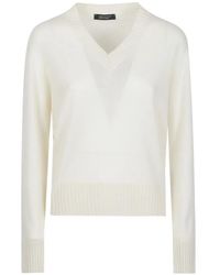 Aragona - V-Neck Cashmere Sweater - Lyst