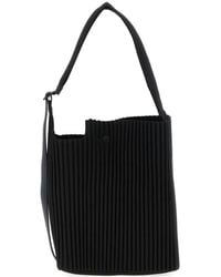 Homme Plissé Issey Miyake - Pleated Asymmetric Tote Bag - Lyst