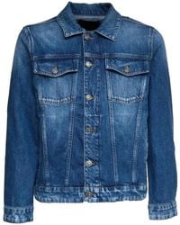 Dondup - Veste En Jean Boutonnée À Poches À Rabat - Lyst