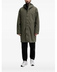 The North Face - Hooded Logo-Print Coat - Lyst