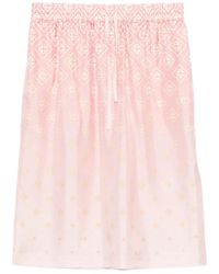 CASABLANCA - Drawstring-Fastening Midi Skirt - Lyst