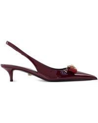 Versace - Gianni Slingback-Pumps mit Schleife 45mm - Lyst