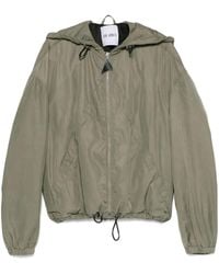 The Attico - Hooded Bomber Jacket - Lyst