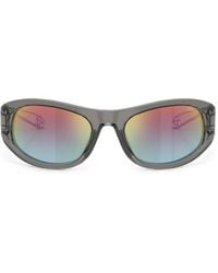 DIESEL - Geometric-Frame Sunglasses - Lyst