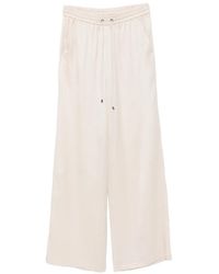 Lorena Antoniazzi - Drawstring Wide-Leg Trousers - Lyst