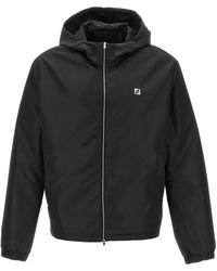 Fendi - ロゴ ボンバージャケット - Lyst