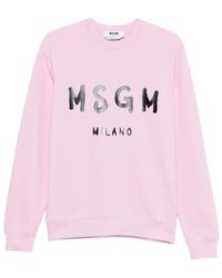MSGM - Sweat À Col Rond - Lyst