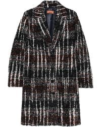 Missoni - Plaid Single-Breasted Coat - Lyst