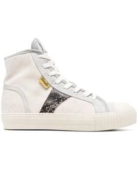 Rhude - Bel Airs Panelled High-Top Sneakers - Lyst