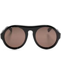 Chloé - Logo-Engraved Pilot-Frame Sunglasses - Lyst