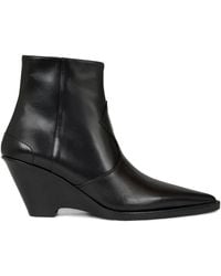 Etro - 70Mm Leather Ankle Boots - Lyst