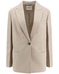 Closed - Single-Breasted Peak-Lapel Blazer - Lyst