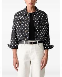 Guess - Veste Crop À Pois - Lyst