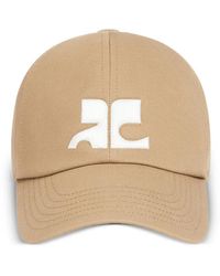 Courreges - Katoenen Pet Met Ac-Logo - Lyst