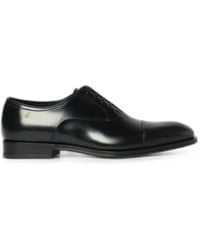Ferragamo - Cap-Toe Leather Oxford Shoes - Lyst