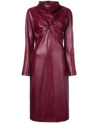 Vestido Rosa De Zora Sintética Piel Mytheresa lFJTcK1