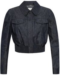 Fendi - Veste Boutonnée À Taille Élastiquée - Lyst