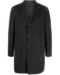Tagliatore - Manteau en laine mélangée à simple boutonnage - Lyst
