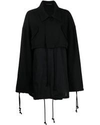 Yohji Yamamoto - ドローストリング ケープ - Lyst