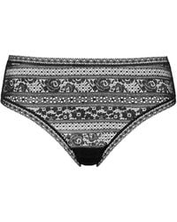 Eres - Envolée Lace-Trimmed Thong - Lyst