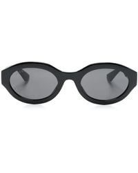 Gucci - Lunettes De Soleil À Monture Ovale - Lyst