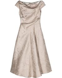 Talbot Runhof - Kobold2 Flared Midi Dress - Lyst