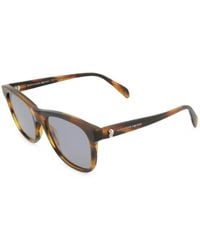 McQueen - Tortoiseshell-Effect Skull Sunglasses - Lyst