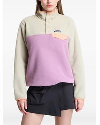 Patagonia - Sweat Synchilla À Design Colour Block Et Boutons Pression - Lyst