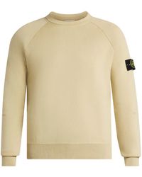Stone Island - Compass Logo-Patch Jersey Sweatshirt - Lyst