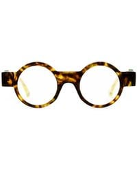 Kuboraum - Tortoiseshell-Effect Round-Frame Glasses - Lyst