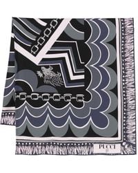 PUCCI - Printed Silk Scarf - Lyst