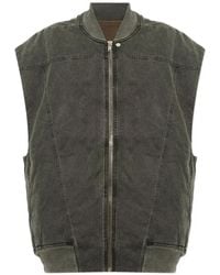 Rick Owens - Jumbo Flight Oversized Denim Vest - Lyst