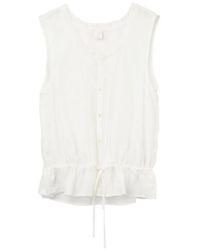 AAPE BY A BATHING AP - Pin-Tuck Drawstring Top - Lyst