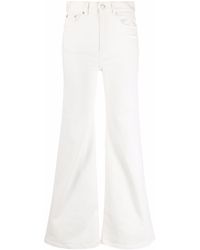 Jeanerica High-rise Flared-leg Jeans - White