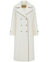 Herno - Lapel Double-Breasted Coat - Lyst