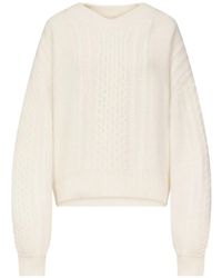 Loulou de Saison - Lucio Cable-Knit Wool Sweater - Lyst