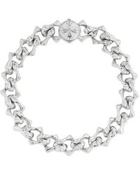 Emanuele Bicocchi - Sharp Chain Logo Bracelet - Lyst