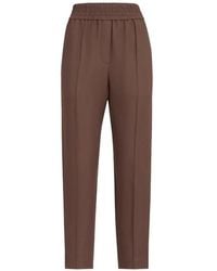 Brunello Cucinelli - Baggy Pull-Up Trousers - Lyst