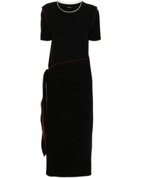Lemaire - Wraparound-style T-shirt Dress - Lyst