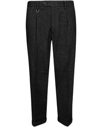 Paolo Pecora - Denim-Effect Trousers - Lyst