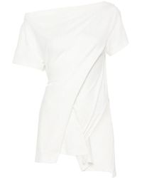 Courreges - Bodysuit With Boat Neckline - Lyst