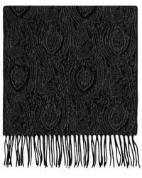 Etro - Paisley-Jacquard Fringed Scarf - Lyst