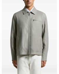 Peserico - Zip Patch-Pocket Jacket - Lyst