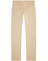 Paul Smith - Relaxed Tapered-Fit Stretch Cotton-Twill Jeans - Lyst